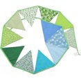 thumbnail image 3 of Guirnalda de banderines XCF 3,2 m decoración vintage triangular, 3 of 4