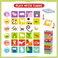 thumbnail image 4 of Juego de madera Tumble Tower Nene Toys Animals & Colors desde hace más de 3 años, 4 of 8