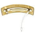 thumbnail image 4 of Parcelona French Mustard Touch on Golden Bar Wide Large Hair Clip Barrette, 4 of 8