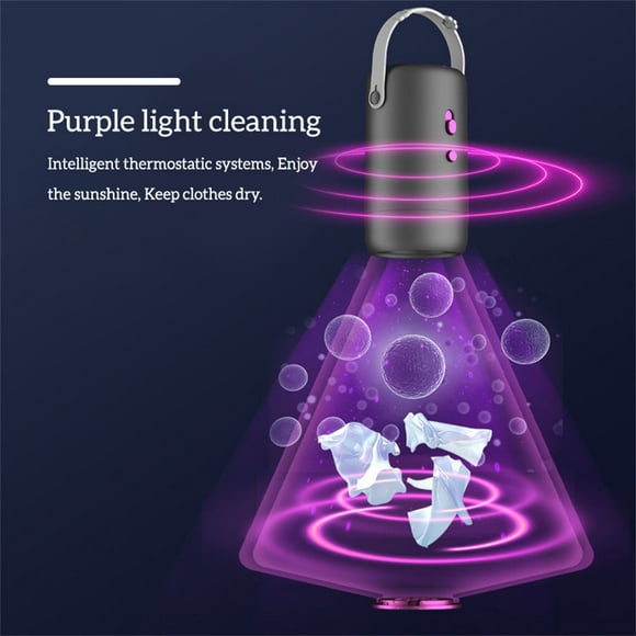 Portable Electric Clothes Dryer Baby Clothing Travel RV Drying Appliances Machine Space-Saving Quiet Operation Indoor Supplies US Plug