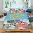 thumbnail image 2 of oggy and the cockroaches Themed Bed Sheet Set Three Piece Set 53x79 Inches Comfortable And Skin Friendly Unique Design Creating A Star Studded Night Home Decor Gifts For Family Friends fans, 2 of 6