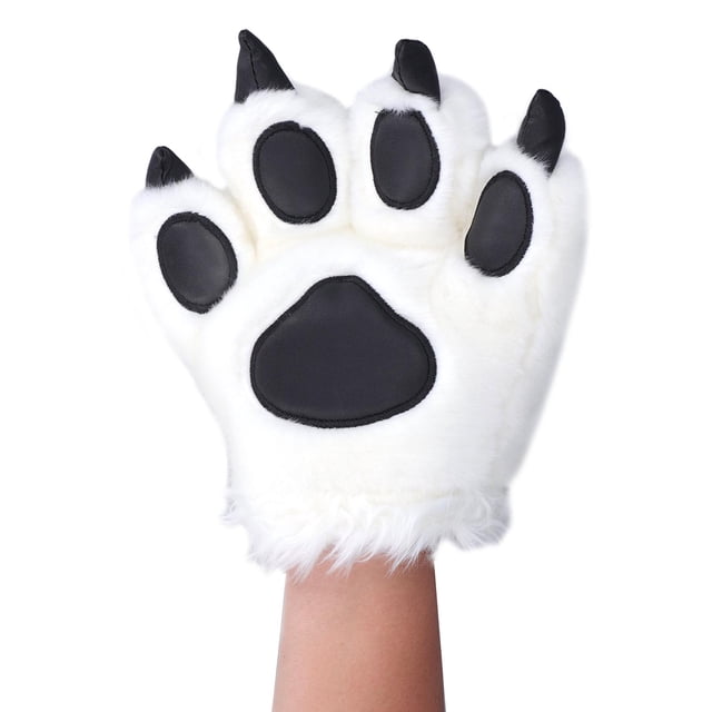Animal Claw Gloves, Claw Plush Gloves Show Props Simulation Soft Machine Washable Cute For Christmas For Friends