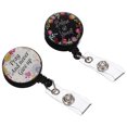thumbnail image 3 of 2 Pcs Supports de Badges Réutilisables Support de Badges Portable Clips de Badges Rotatifs Support de Badges, 3 of 5