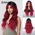 thumbnail image 3 of Wig European and American Cross-Border Source Full Bangs White Long Curly Hair Festival Atmosphere Dopamine Cosplay Full Wig, 3 of 8