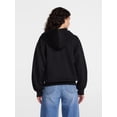 thumbnail image 5 of Scenario Women's and Women's Plus Zip Front Fleece Hoodie Jacket, Sizes XS-4X, 5 of 7