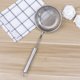 thumbnail image 4 of Cuchara de colador de acero inoxidable, olla caliente, cuchara ranurada, espumadera, cucharón para servir alimentos, colador para freír, utensilio de cocina para restaurante en casa, 12cm (plata), 4 of 5