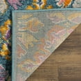 thumbnail image 5 of SAFAVIEH Madison Britton Geometric Floral Area Rug, Blue/Orange, 10' x 14', 5 of 6