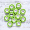 thumbnail image 3 of 12 rollos médicos vendajes cohesivos cinta adhesiva autoadhesiva estiramiento atlético fuerte elástico cinta de primeros auxilios (verde), 3 of 5