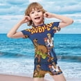 thumbnail image 4 of Scooby-Doo Boys Two Piece Rash Guard Swimsuits Kids Short Sleeve Swimwear Sets Bathing Suit, 4 of 7