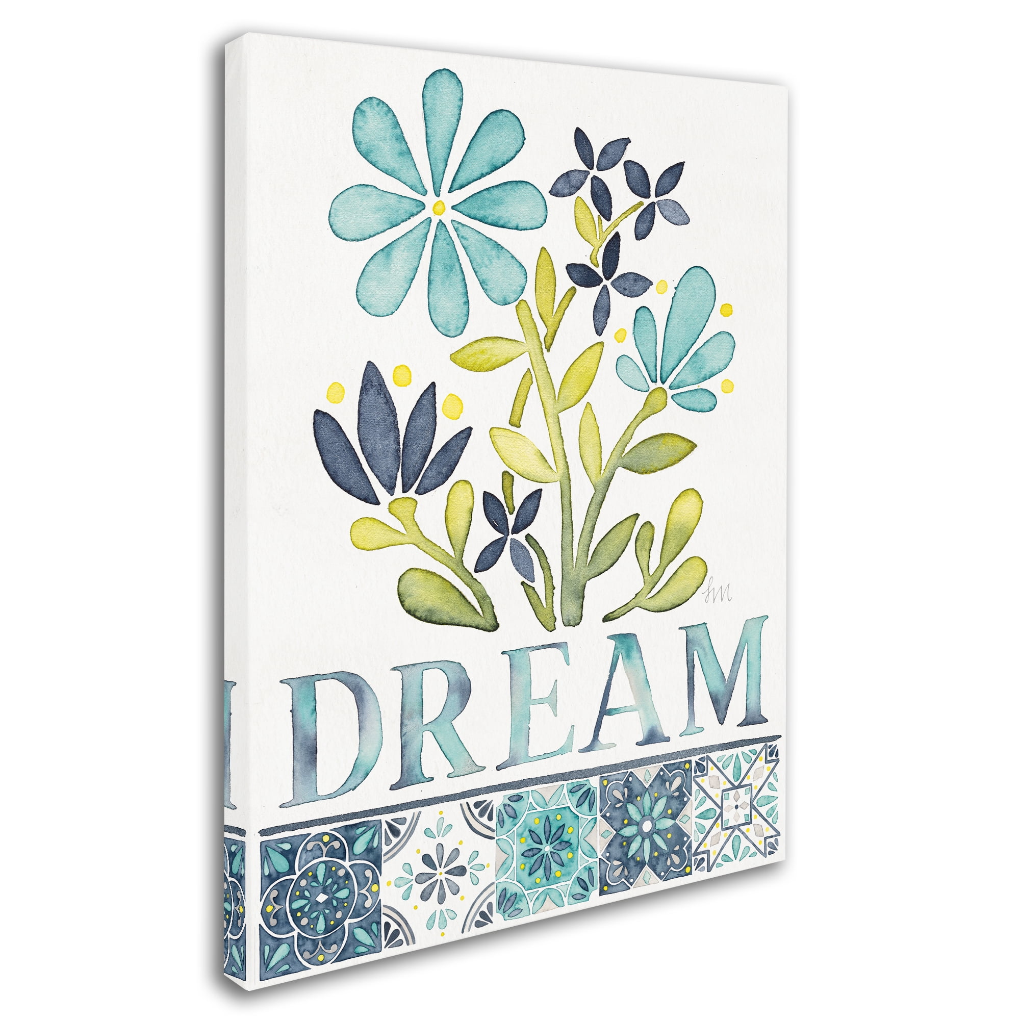 Trademark Fine Art 'Garden Getaway Inspiration I' Canvas Art by Laura Marshall