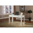 thumbnail image 2 of Maklaine 48" Transitional Wood Writing Desk in Cottage White, 2 of 9