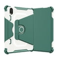 thumbnail image 3 of Heavy Duty Case for iPad mini 6th Gen 8.3" 2021 with Rotated Kickstand & Pen Holder, Auto Wake/Sleep Rugged PC + TPU Hybrid Shockproof Flip Cover for iPad mini 6th Gen 8.3" 2021, Green, 3 of 10