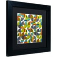 thumbnail image 2 of Trademark Fine Art "Quarter Rounds 8.0" Canvas Art by Michelle Calkins, Black Matte, Black Frame, 2 of 4