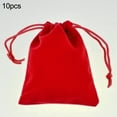 thumbnail image 4 of Zhaomeidaxi Velvet Drawstring Bag Multicolor 1.97" X 2.76" for Christmas Wedding Gift Bag Velvet Cloth Jewelry Bag Jewelry Gift Packaging Lucky Bag,Purple 10pcs, 4 of 8