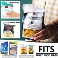 thumbnail image 3 of 4pcs Bag Clips for Food, Food Storage Sealing Clips with Pour Spouts, Kitchen Chip Bag Clips, Plastic Cap Sealer Clips, Great for Kitchen Food Storage and Organization, 3 of 7