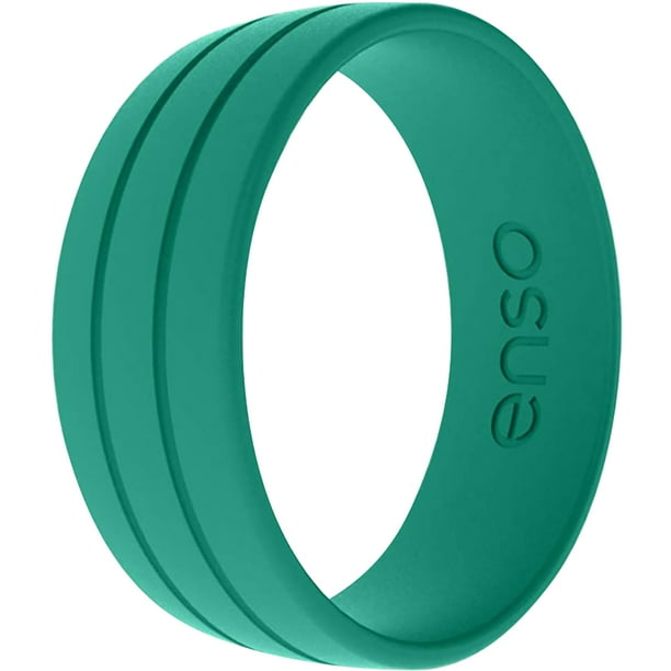 Enso Rings Ultralite Series Silicone Ring 9 Vibrant Green