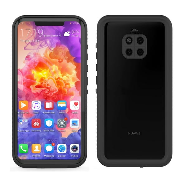 Roofei Étui Étanche pour Huawei Mate 20 Pro, Résistant à la Neige, Antipoussière et Antichoc, Certifié IP68, Protection à 360 Degrés, Entièrement Scellé, Étui de Protection sous-Marine