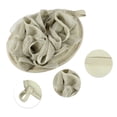 thumbnail image 4 of Unique Bargains 1 Pc Bath Shower Loofah Sponge Body Puffs for Bath Shower 5.91"x5.12" Khaki, 4 of 6