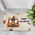 thumbnail image 4 of Happy Halloween Chihuahua Witches Hat Pumpkin Carving Doormat Dog Lover Gifts Idea Indoor Outdoor Welcome Mat - 02019, 4 of 5