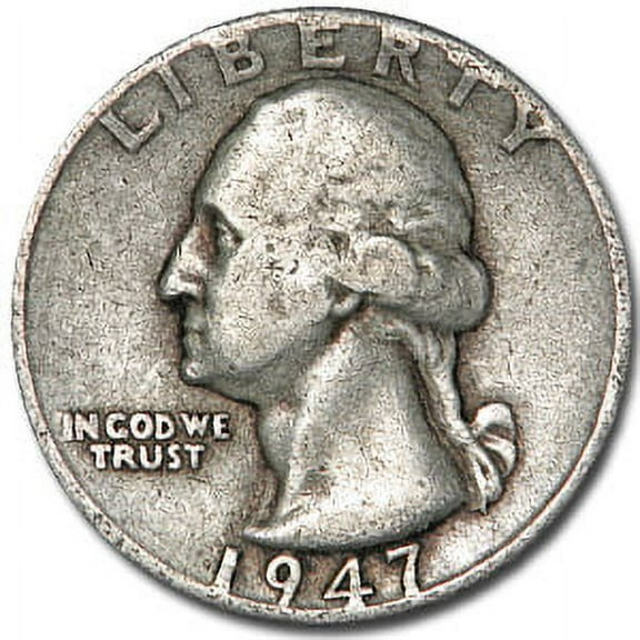 1947-D Washington Quarter Good/XF