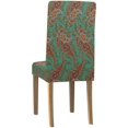 thumbnail image 2 of RYLABLUE Housse de Chaise Extensible Motif Cachemire Style Rétro Protecteur de Siège pour Salle à Manger Hôtel Mariage Lot de 1, 2 of 5