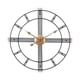 thumbnail image 3 of Reloj de pared grande Retro para colgar en la pared, sin tictac, silencioso, decorativo para oficina, interior, dormitorio, decoración de cocina Negro perfecl gran reloj de pared, 3 of 8