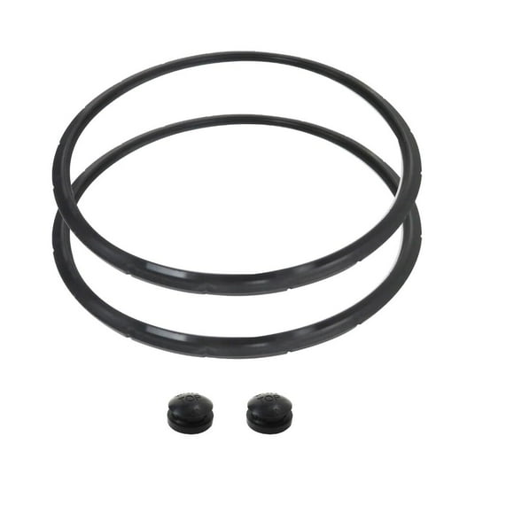 Pressure Canner Sealing Ring Gasket 09985 Replacement for Presto Cooker Canner 16 18 23 Quart 01745 01751 01781 01784 01755 01782 with Overpressure Plug 2 Pack