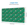 thumbnail image 2 of Kdxio Duck Mallard Flying Pose Print Large Gaming Mouse Pad,Non-Slip Base,Water Resist Keyboard Pad for Gamer,Office & Home,29.5 x 15.8 in, 2 of 6