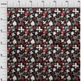thumbnail image 3 of oneOone Cotton Poplin Twill Maroon Fabric Poker Card Fabric For Sewing Printed Craft Fabric By The Yard 56 Inch Wide, 3 of 4