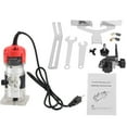 thumbnail image 2 of Wood Router Tool 30000R/MIN Woodworking Palm Router Laminate Trimmer Tool For Wood Trimming US Plug, 2 of 8