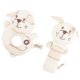 thumbnail image 4 of Sonajeros suaves para bebés, juguetes con formas de animales, sonajeros de mano suaves, juguetes de peluche para bebés, juguetes relajantes para educación temprana para cachorros, 4 of 9