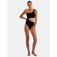 thumbnail image 5 of Jessica Simpson Women’s Cut Out One Shoulder One Piece Swimsuit, Sizes XS-XXL, 5 of 5