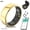 GOLD, variant on Ring for Women Men - Fitness & Sleep Tracker, 24/7 Heart Rate & Blood Oxygen, Ceramic Finish, 5ATM+IP68 Waterproof, 5-Day Battery, No Subscription