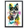 thumbnail image 2 of Swedish Vallhund Canvas Wall Art, Modern Cute Colorful Swedish Vallhund Canvas Dog Art Pictures Wall Decor for Kids Bedroom Decoration Unframed 8x12 inches, 2 of 5