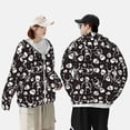 thumbnail image 4 of Vsdgher Sweat à Capuche Imprimé Squelette pour Adultes, Protection Solaire à Manches Longues pour Hommes et Femmes, Pêche, Course, Natation - Petit, 4 of 7