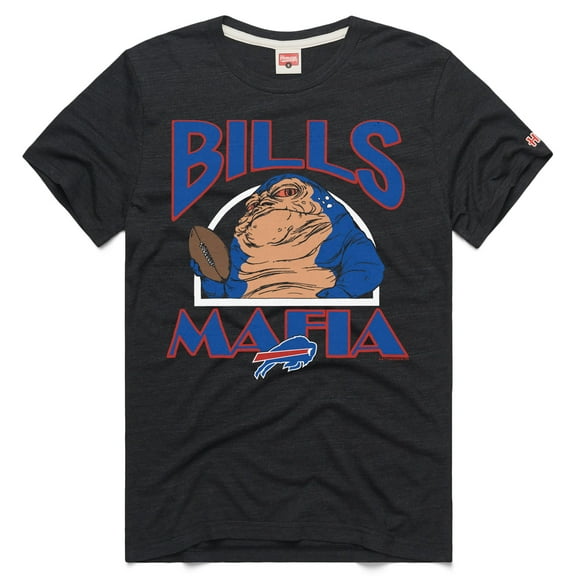 Unisex Homage Charcoal Buffalo Bills Star Wars x NFL Tri-Blend T-Shirt