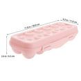 thumbnail image 3 of 2Pcs 12 Grids Refrigerator Shatterproof Egg Box Egg Storage Box Duck Egg Tray Box(Pink), 3 of 8