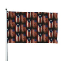 America Puerto-Rico-Flag Flag 4x6ft Cool Funny Flag Banner For Dorm Bedroom Wall Decor Indoor Outdoor