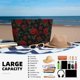 thumbnail image 5 of Fotbe Roses Bolsa de Viaje para Playa - Resistente al Agua, Bolsa Tote de Gran Capacidad y Ligera con 7 Bolsillos para Mujeres y Hombres, 5 of 7