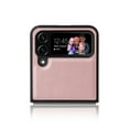 thumbnail image 6 of Feishell Leather Folding Case for Samsung Galaxy Z Flip 4, Soft Silicone Scratches-Resistant Drop Protection Case with Wireless Charging Shockproof Magnetic Flip Case for Samsung Z Flip 4,Rosegold, 6 of 7