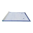 thumbnail image 2 of Ahgly Company Machine Washable Indoor Rectangle Solid Blue Modern Area Rugs, 3' x 5', 2 of 4