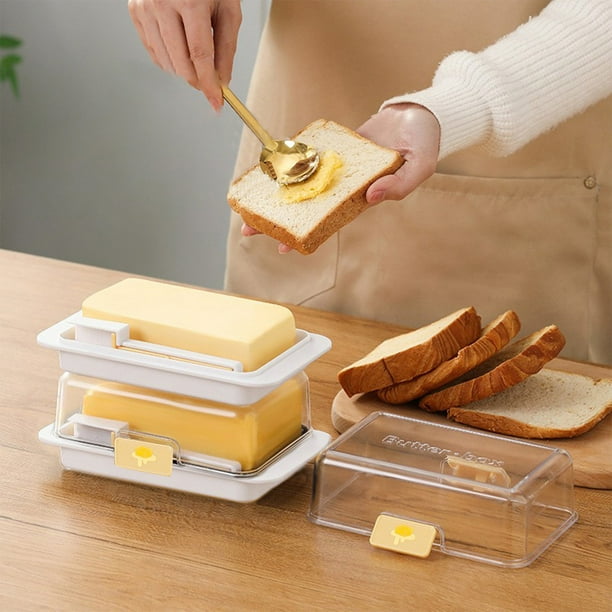 Caja de almacenamiento con divisores | Caja divisora para rebanadas de queso | Plástico multicolor | Almacenamiento sellado para alimentos frescos | Gran capacidad | Control de porciones |