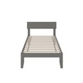 thumbnail image 3 of AFI Lit Plateforme Moderne en Bois Massif Format Simple, Gris, 3 of 6
