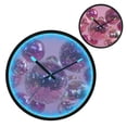 thumbnail image 2 of Indoor 12' Voice-Activated Luminous Decoration Wall Clock With LED Night Light Number Of Disco Balls, 2 of 8