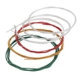 thumbnail image 3 of IRIN C105 Colorful Rainbow Acoustic Classical Guitar Strings Nylon Core Colorful Coated Copper Alloy Wound, 6pcsset (.028-.043), 3 of 7