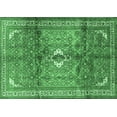 thumbnail image 1 of Ahgly Company Indoor Rectangle Persian Emerald Green Traditional Area Rugs, 2' x 4', 1 of 4