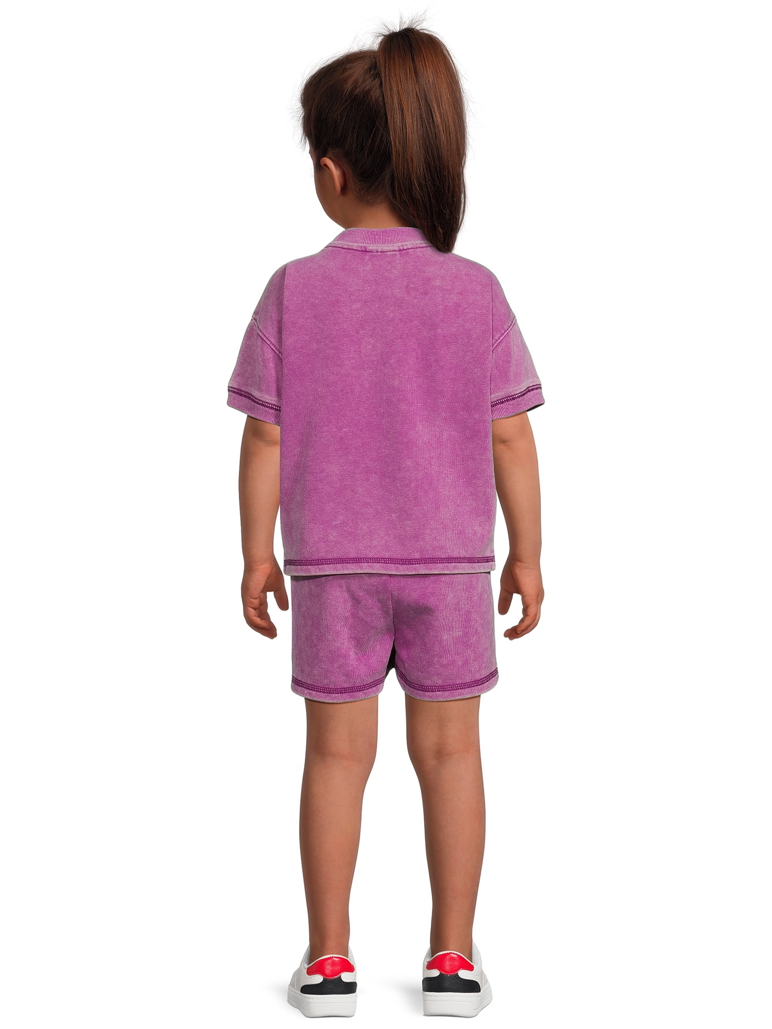 Rolling Stones Toddler Girls Tee and Shorts Set, 2-Piece, Sizes 12M-5T