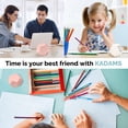 thumbnail image 5 of KADAMS Rechargeable Pomodoro Cube Timer, 11 Preset Countdowns (1-90 Mins), Gravity Flip Timer for Focus & Productivity, Sound/Vibration/Silent Modes, FO Study, Kitchen, ADHD (Pink), 5 of 7