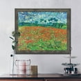 thumbnail image 6 of Poppy Field by Vincent Van Gogh Framed Print Wall Art, Excellent for Bedroom or Living Room Décor, 11x14, 2446, 6 of 7