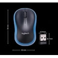thumbnail image 4 of M185 Silent Wireless Mouse Accurate Desktop Gaming Mouse Smart Sleep Mode Contoured Shape Compatible For Mac Os/window 10/8/7, 4 of 8